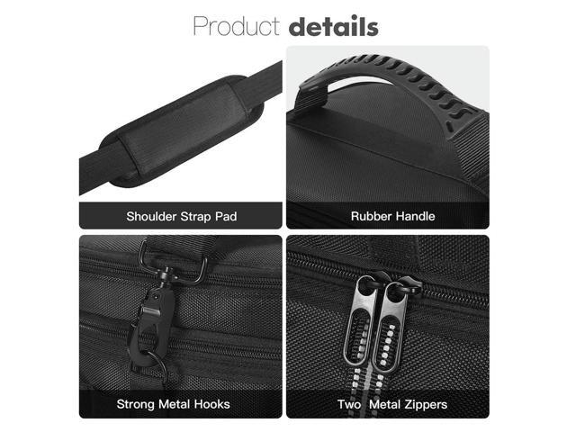 Carrying Case for Ef Ecoflow River 2 Portable Power Station Bag Travel Bag Multiple Pockets with Shoulder Strap & Handle