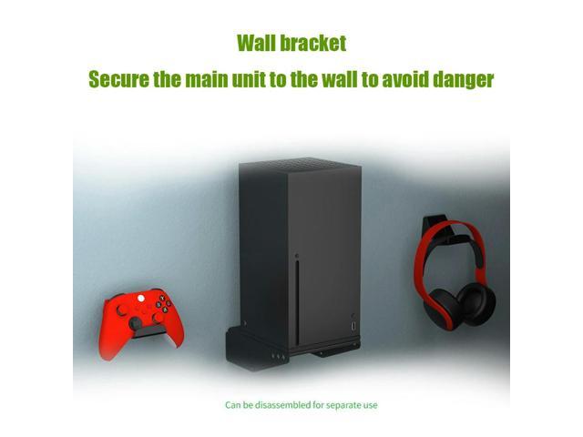 Rotatable Game Controller Bracket Space Saving Gamepad Headset Stand Fall Prevention Removable Accessories for Xbox Series X