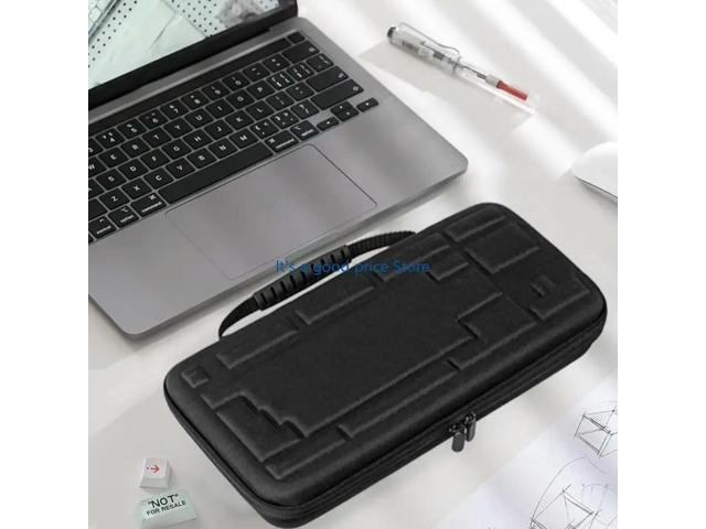 EVA Keyboard Case Durability For 84 Keyboards With Ergonomic Handle And Zippered Meshed Pocket For Accessories