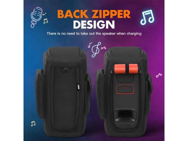 Portable Speaker Dust Case Waterproof Padded Speaker Protective Cover Double-Sided Speaker Bag for JBL PARTYBOX 110/120