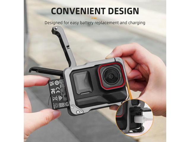Aluminum Alloy Cage with Cold Shoe Protective Frame Housing Shell Quick Release Housing Cage for Ace Pro/Ace Pro 2