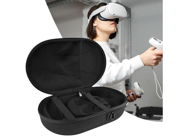 EVA Carrying Bag Case Waterproof Hard Shell Case Adjustable Shoulder Strap Shockproof Anti-Scratch for Quest 3 VR Headset