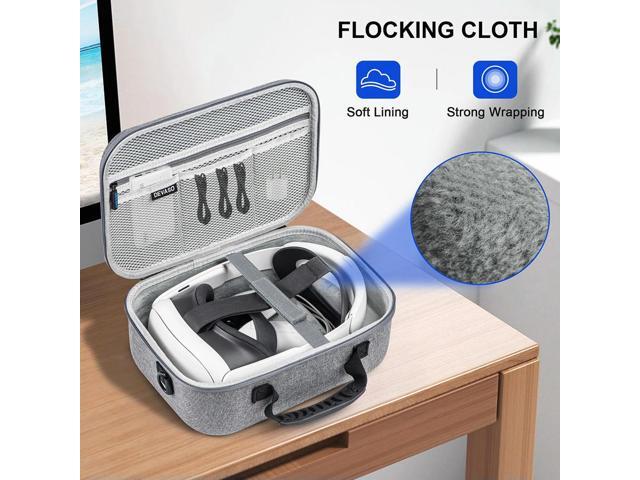 Fashion Hard Travel Case Portable Protection Hard Protect Carrying Case Expandable Capacity VR Gaming Bag For Quest 3