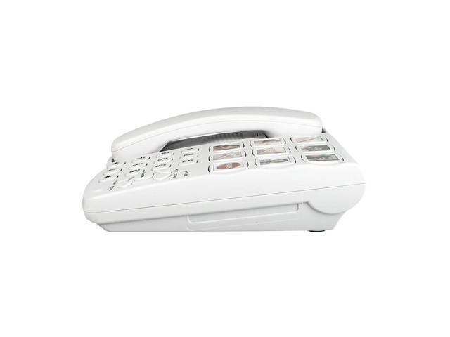 Corded Telephone with Speaker Elderly Image Phone One Button Touch Enlarged Phone 9 Piction for Patients with Hearing Impairment