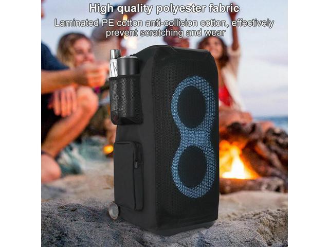 Carrying Cover Case Multifunctional Mesh Slip Cover Scratch Resistant Protective Sleeve for JBL PartyBox Stage 320 Speaker