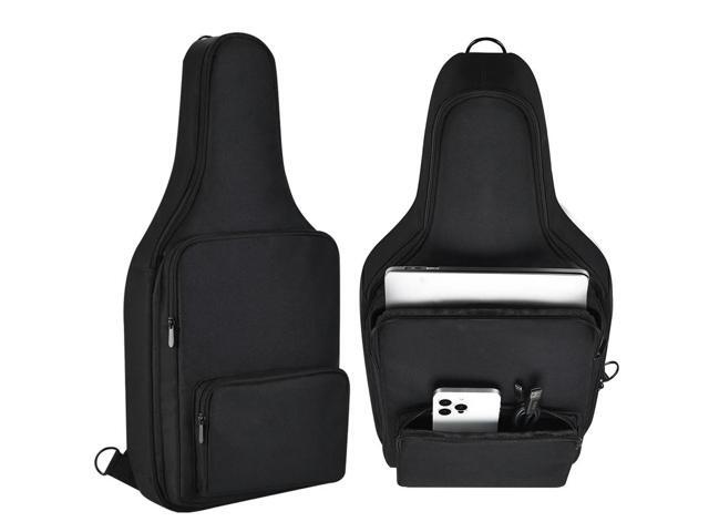 Shoulder Bag Backpack Shockproof Guitar Bag Anti-Scratch Guitar Case with Accessory Pockets for PDP RiffGuitar Controller