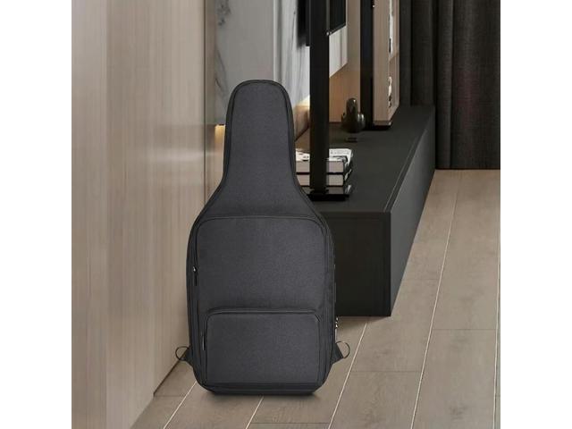 Shoulder Bag Backpack Shockproof Guitar Bag Anti-Scratch Guitar Case with Accessory Pockets for PDP RiffGuitar Controller