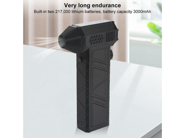 130000RPM Mini Turbo Jet Fan Brushless Motor Powerful Airflow Violent Air Blower 3000mAh Handheld Duct Fan Dust Cleaning Tools