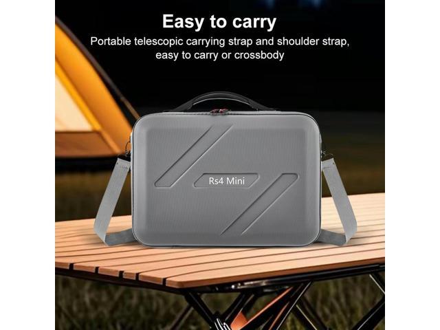 For RS4 Mini Carrying Case PU Protective Travel Box Shockproof Splashproof for RS 4 Mini Handheld Stabilizer Accessories