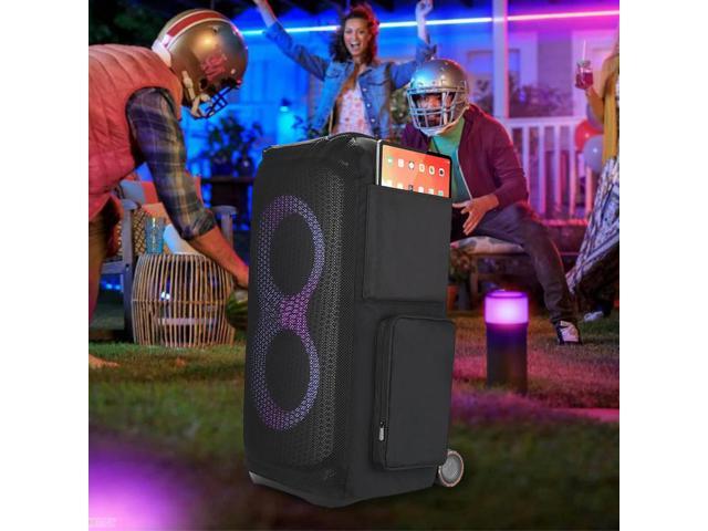Carrying Cover Case Multifunctional Mesh Slip Cover Scratch Resistant Protective Sleeve for JBL PartyBox Stage 320 Speaker