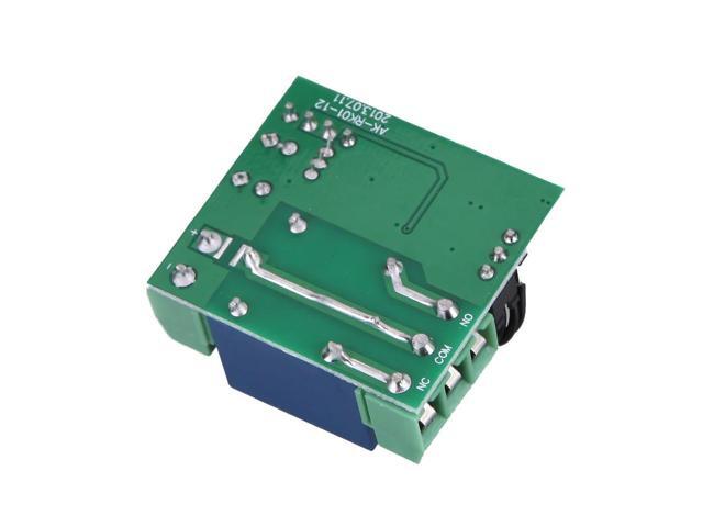 Wireless Remote Control Switch DC12V 10A 433MHz Transmitter with Receiver