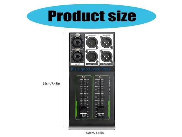 Professional Passive Volumes Controller for Studio and Live Sound Equipment Low Noise Interferences Broad Compatible