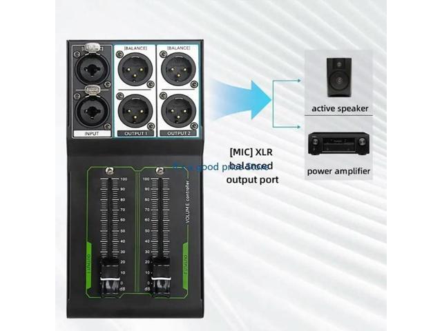 Professional Passive Volumes Controller for Studio and Live Sound Equipment Low Noise Interferences Broad Compatible