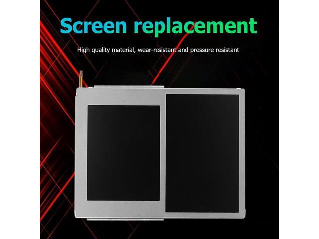Upper Lower Screen Easy Installation Wear-resistant for 2DS Game Console LCD Screen Replacement Repair Parts