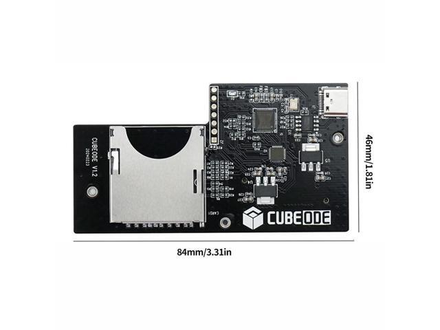 CUBEODE V1.2 Optical Drive Emulator Upgraded No SD2SP2/SDGecko Required Replace DVD Drive for NGC GameCube Game Console