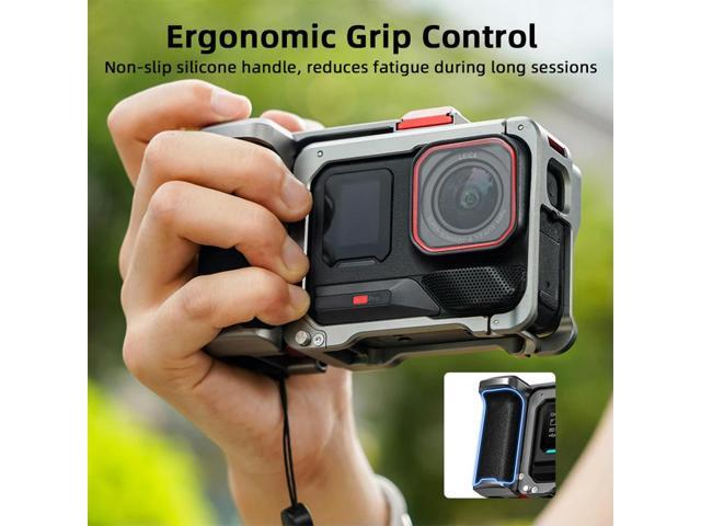 For Ace Pro/2 l Camera Grip Mount Anti-Fall Sports Camera Protective Case Detachable Street Photo Vlog Accessories