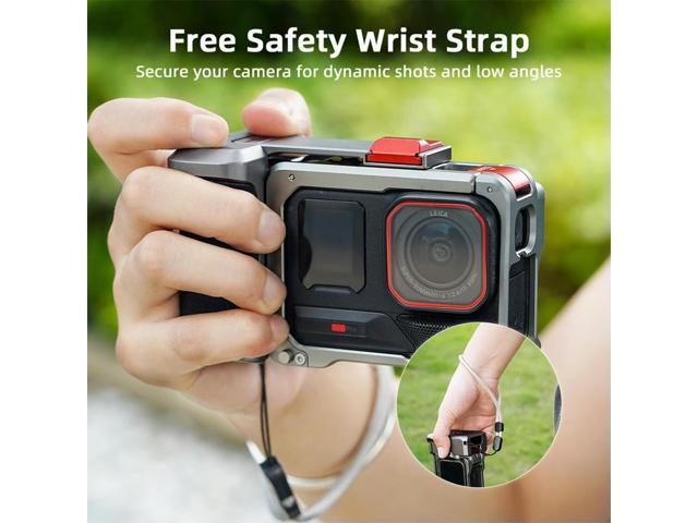 For Ace Pro/2 l Camera Grip Mount Anti-Fall Sports Camera Protective Case Detachable Street Photo Vlog Accessories