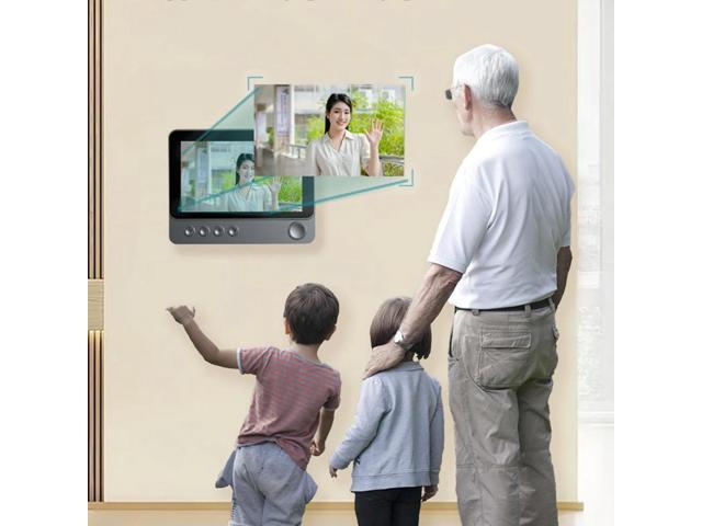 2.4G Wireless Video Intercom Doorbell 4.3 Inch IPS Screen Video Monitoring Doorbell Two Way Voice Night Vision Doorbell