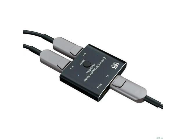 Professional DisplayPort 16K Video Screen Switcher with 4K@240Hz High Rate Support
