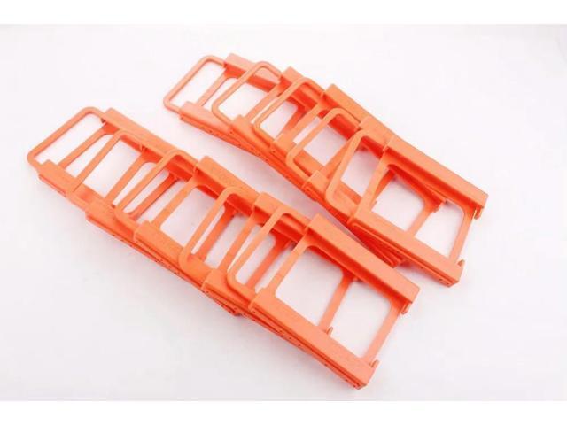 10PCS 2.5' HDD SSD TO 3.5' Mounting Adapter Bracket Dock Fr SSD Holder ATX Drive