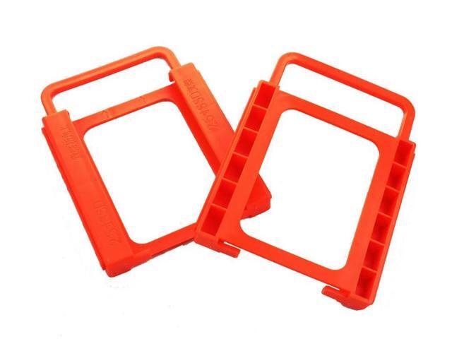 10PCS 2.5' HDD SSD TO 3.5' Mounting Adapter Bracket Dock Fr SSD Holder ATX Drive