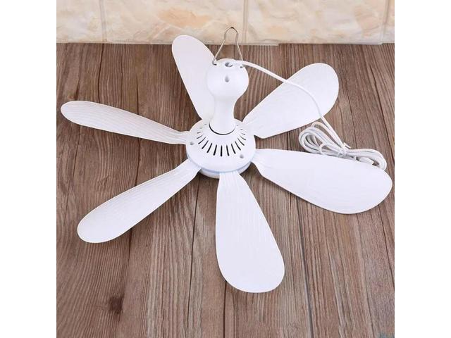 Ceiling Fan with Remote Timing 4 Speed Hanging Fan for Camping Dormitory Tent