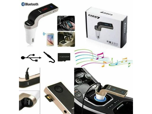 Wireless Bluetooth 4.0 Car MP3 Player FM Radio Transmitter LCD USB Charger Kit CAR G7