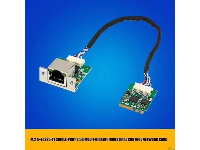 M.2 A+E Networking Adapter 2.5Gbps/1000/100Mbps Fast Speed Transfer Ethernet