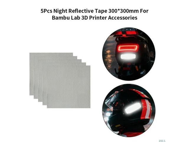 300x300mm AntiUVs Reflective Stickers Waterproof for Outdoor and 3D Printer Use