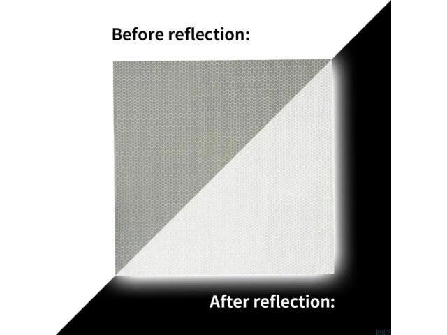300x300mm AntiUVs Reflective Stickers Waterproof for Outdoor and 3D Printer Use
