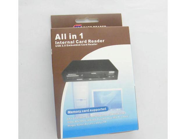 Black 53in1 Internal 3.5' Memory SD XD Card Reader +USB