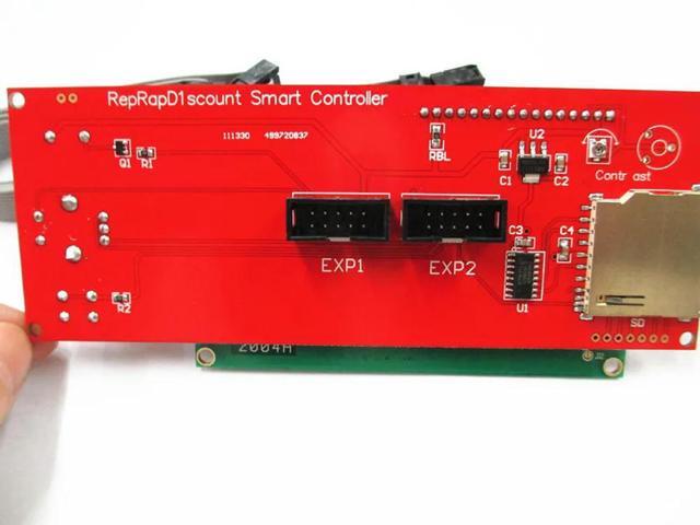 2004 LCD Display Controller w/ Adapter Mendel & SD Card Reader, Prusa 3D Printer
