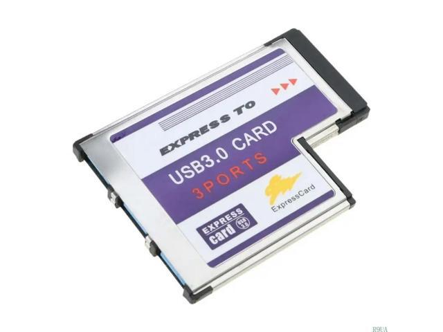 54mm for Express Card 3 Port USB Adapter Expresscard for Laptop FL1100 Chip