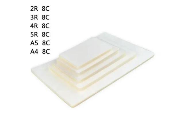 Hot 100PCS/lot Deli Pouch Laminator Film 4R 8C 6inch (110x160mm) Size 70 mic Photo Documents PET Laminator Film