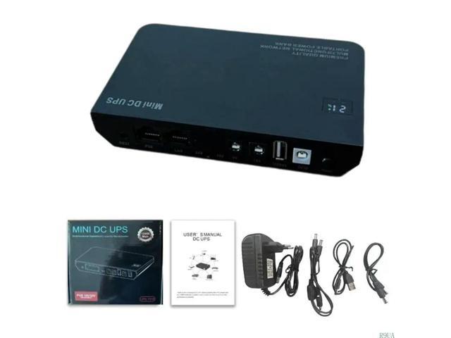 Mini UPS Continuous Power Backup Adapter for Cameras, Routers Prevents Data Loss