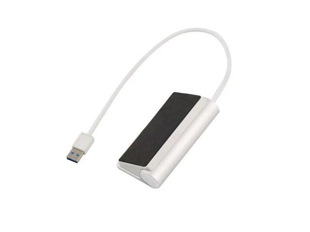 Aluminum 4 Port USB 3.0 Hub 5Gbps High Super Speed Adapter Cable For PC Laptop