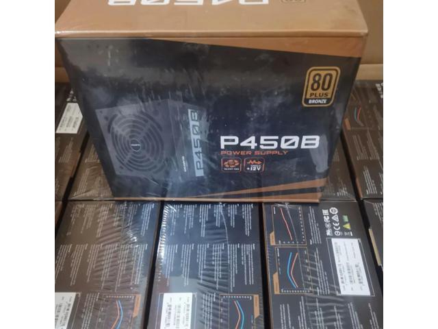 P450B 450W For Active PFC ATX 12V 60-50Hz Power Supply Works ly Fast Ship