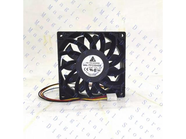 1PC 9cm 90*90*25MM 4-pin Cooling Fan FFC0948B 48V 0.37A