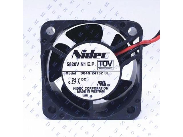 FOR Nidec D04G-24TS2 01 24V 0.17A 4CM 4020 inverter mute cooling fan