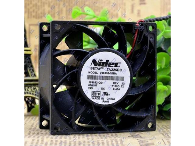 FOR Nidec V35132-55RA 8038 24v 0.45A 8CM High Air Volume Inverter Cooling Server Fan