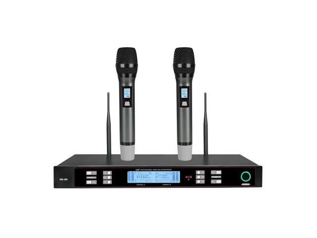 DM-305 Wireless Microphone 1-To-2 Wireless U-band FM Microphone