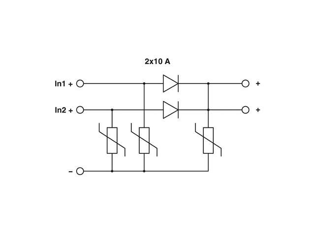 TRIO2-DIODE/12-24DC/2X10/1X20-2907380 TRIO DIODE Diodes Redundancy Module
