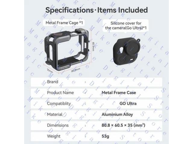 Suitable for GO Ultra l Protective Case, Aluminum Alloy Frame Cover