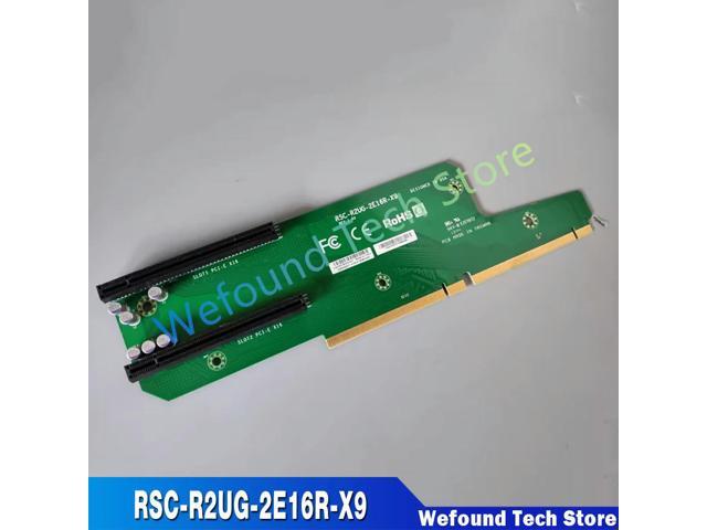 Server Adapter Card PCIEX16 Horizontal GPU Card Expansion Card RSC-R2UG-2E16R-X9