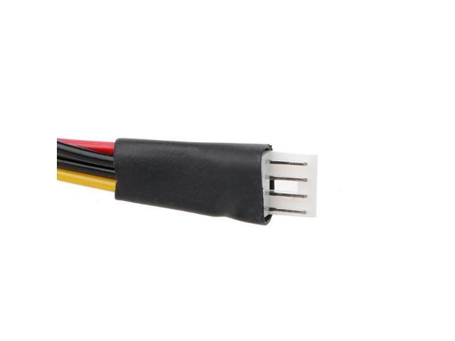4-Pin FDD Floppy Male To 15-Pin SATA Female Converter Adapter Power Cable Cord