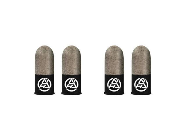 2 Pair Luminous Fingertips Sweat-Proof Finger Cots Cover Non-slip Touch Screen Thumb Gloves Breathable for PUBG Mobile Gaming