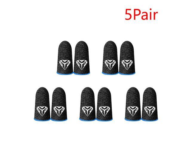 5 Pair Gaming Finger Sleeve Breathable Fingertips Covers for PUBG Fingertips Covers Touch Screen Finger Cots Cover