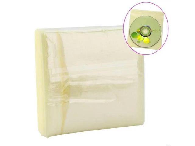 100 Pieces PP Plastic Wrap Bag for Protection Sleeve for Case for Standard DVD Discs Container
