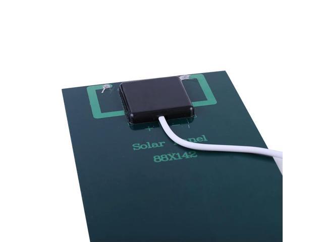 5W 5V Solar Charging Panel Polysilicon USB Solar Panel Charger for 3-5V /Phone Charging for Outdoor Camping