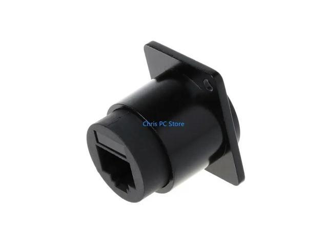 RJ45 Cat6 Panel Mount Ethernet Expansion Adapter Connector